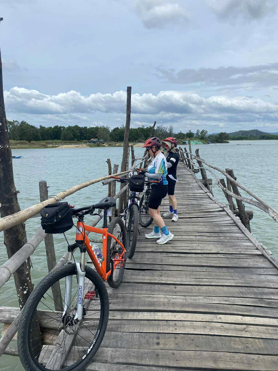 cycling along the coastal roads