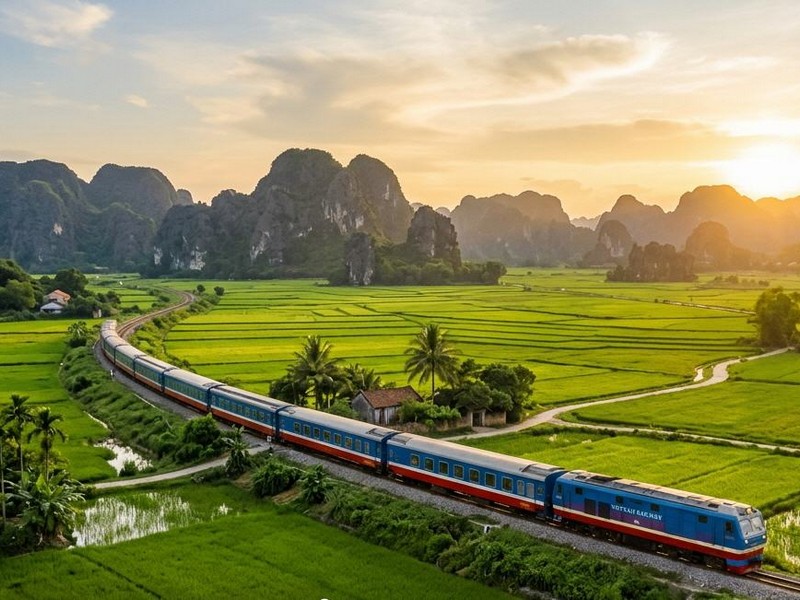 A Luxury train from Hue to Phong Nha
